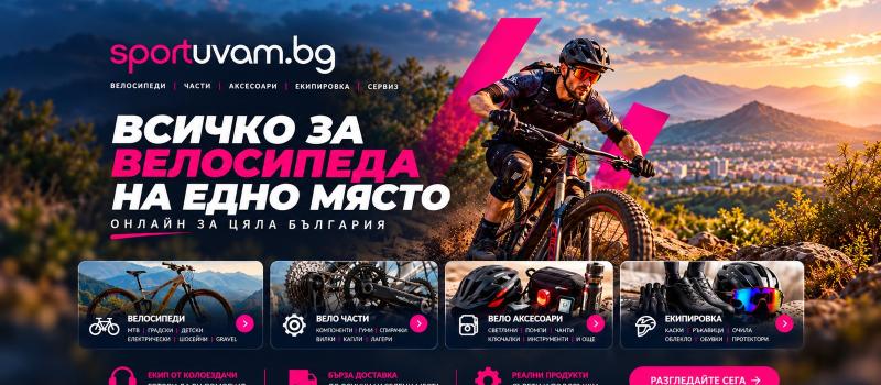 SPORTUVAM.BG – велосипеди, вело части и аксесоари онлайн и в Пловдив